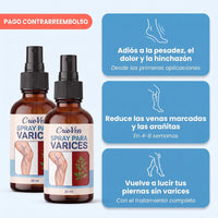 Spray CrioVen para varices: pago contrarreembolso, alivia la pesadez y la hinchazón de piernas