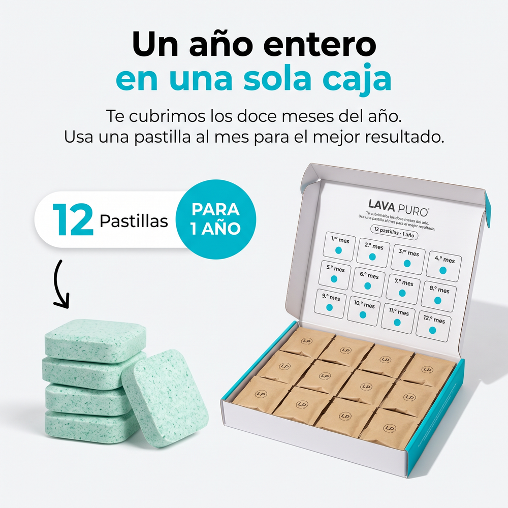 12 pastillas, un ano de mantenimiento