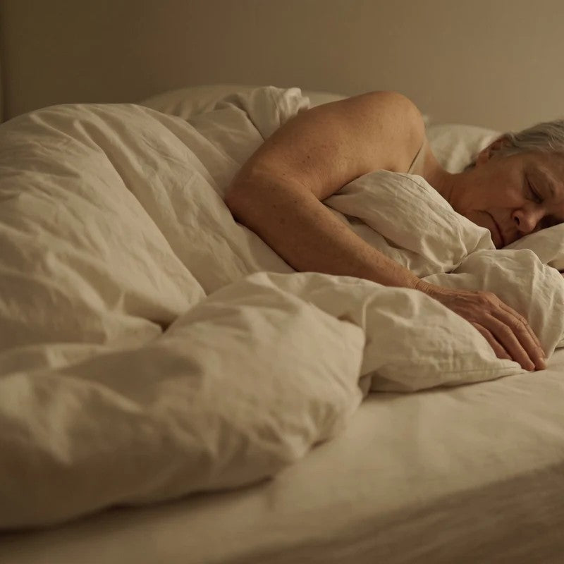 Mujer durmiendo tranquila